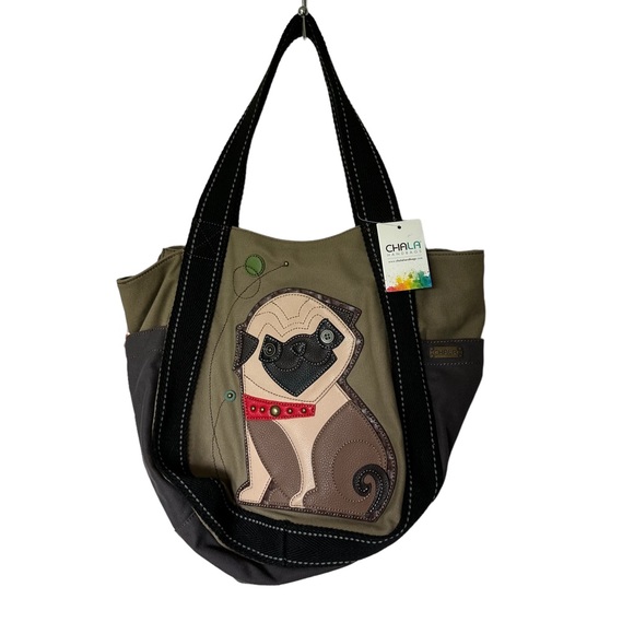 Chala Bags New Chala Pug Shoulder Bag Purse Patchwork Poshmark